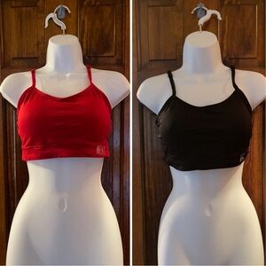 2 Rae Dunn Lacy Sport Bras NWT